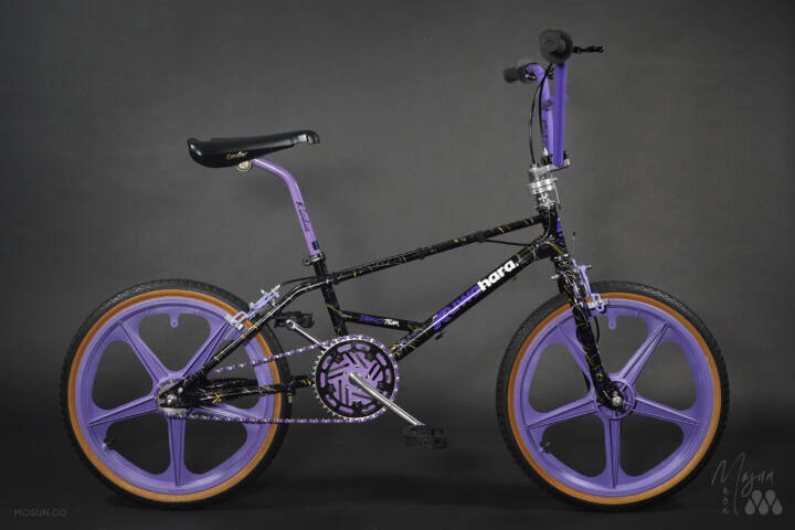 1987 Kuwahara Bravo Team Lavender BMX