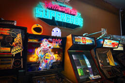 Vintage Steel Supercade 80s Video Game & Pinball Arcade