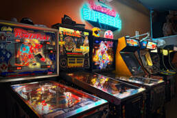 Vintage Steel Supercade 80s Video Game & Pinball Arcade