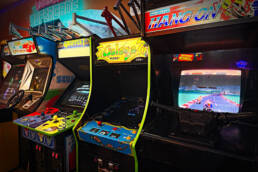 Vintage Steel Supercade 80s Video Game & Pinball Arcade